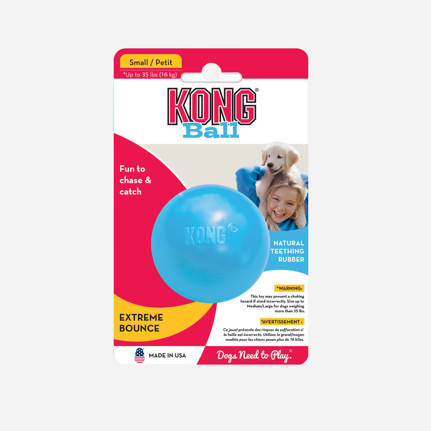KONG Puppy Ball m/hul