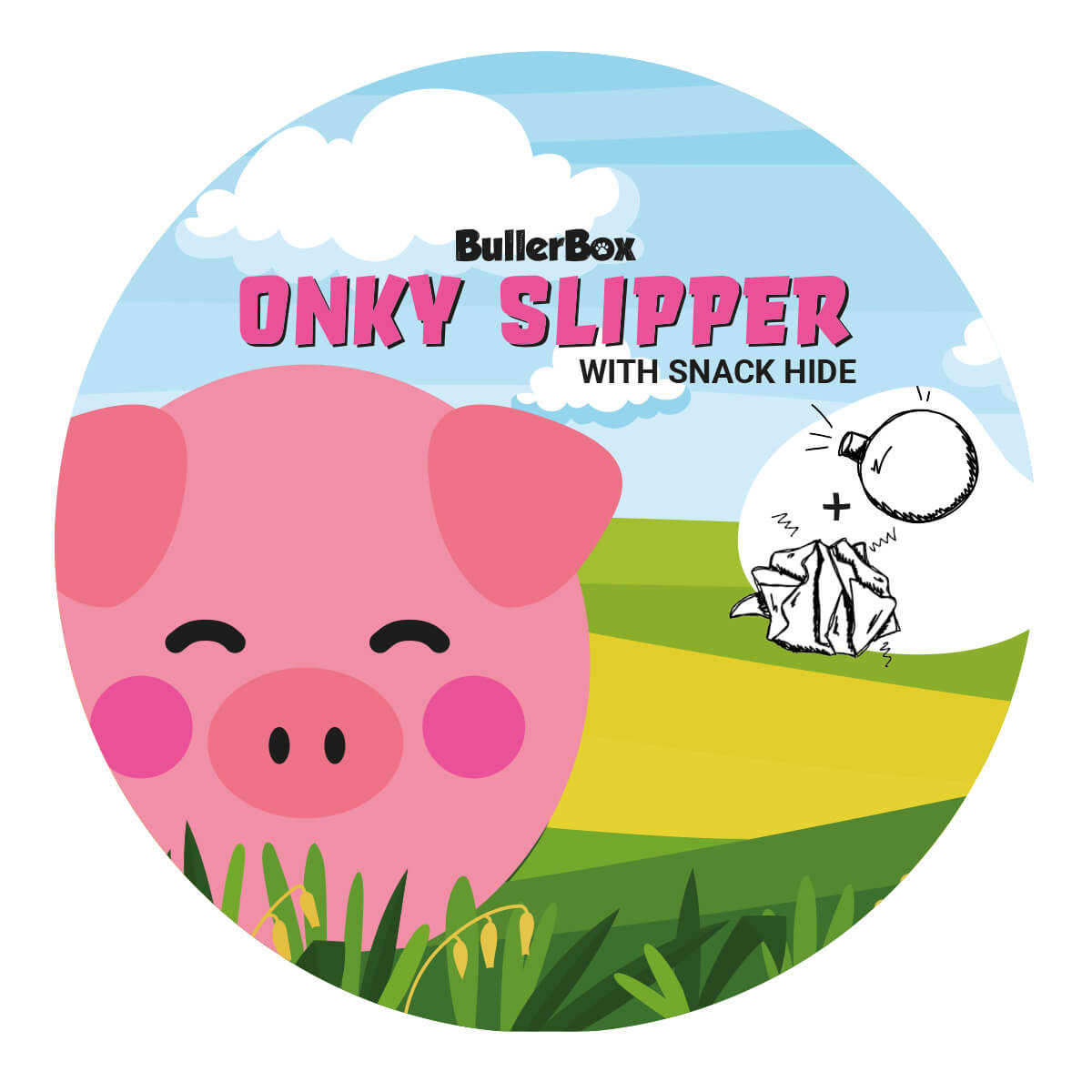 BullerBox Onky Slipper bamse