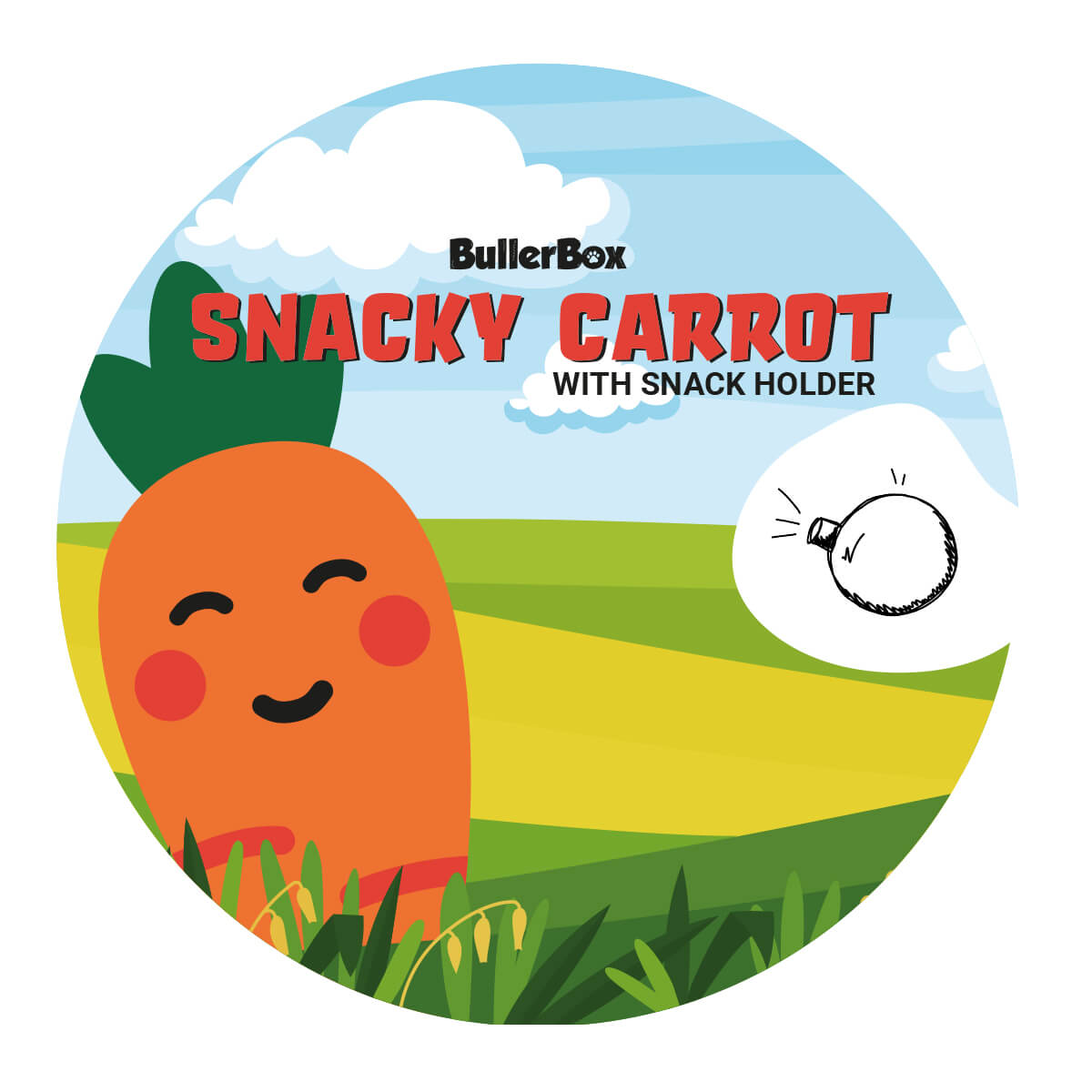 BullerBox Snacky Carrot snackholder