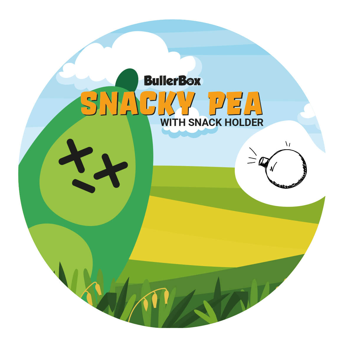 BullerBox Snacky Pea snackholder