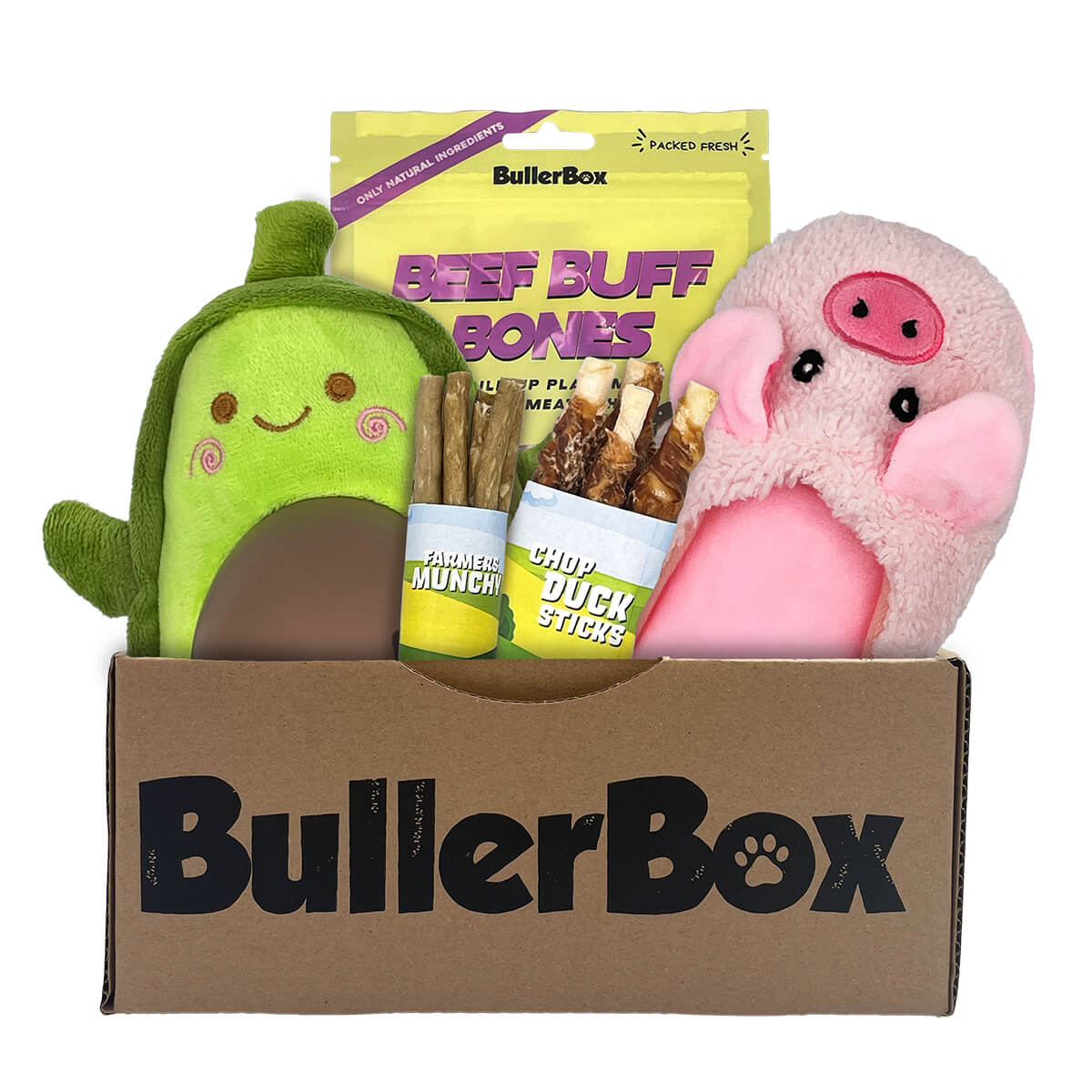 BullerBox Sniffing at the Farmers Market box