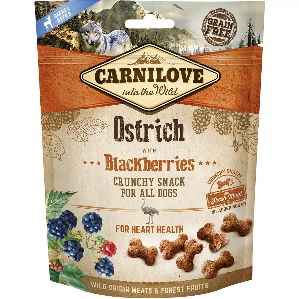 Carnilove Crunchy med struds og brombær