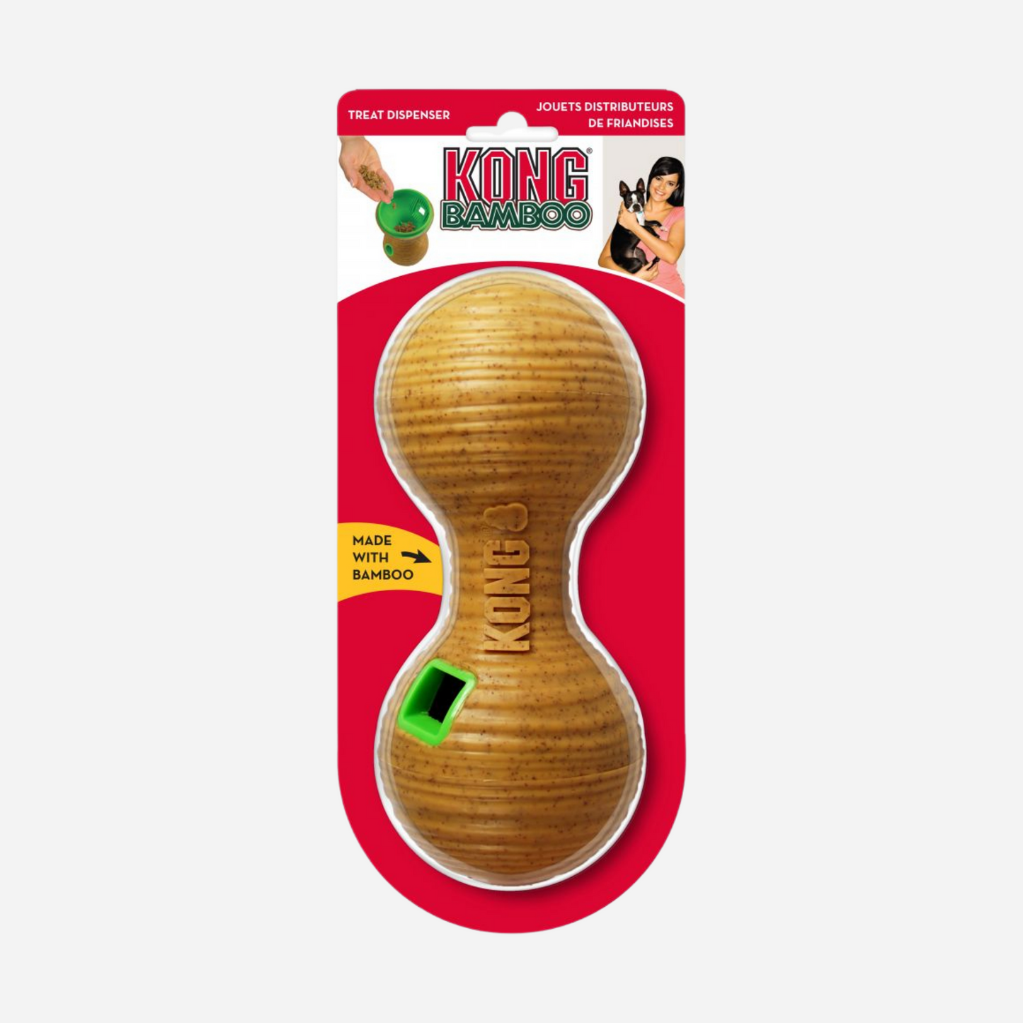 KONG Bamboo Feeder Dumbbell M/L