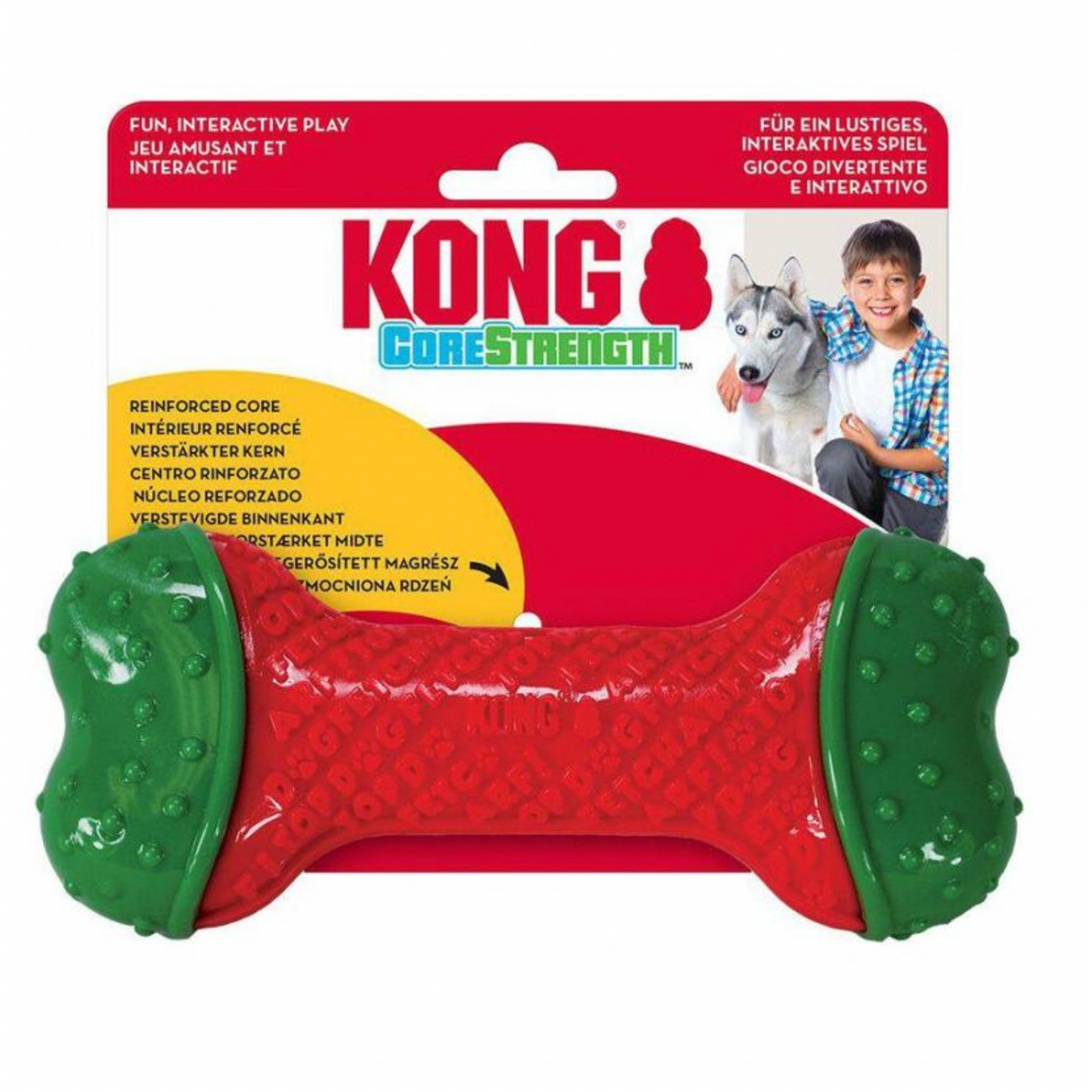 KONG Holiday CoreStrength Bone, S