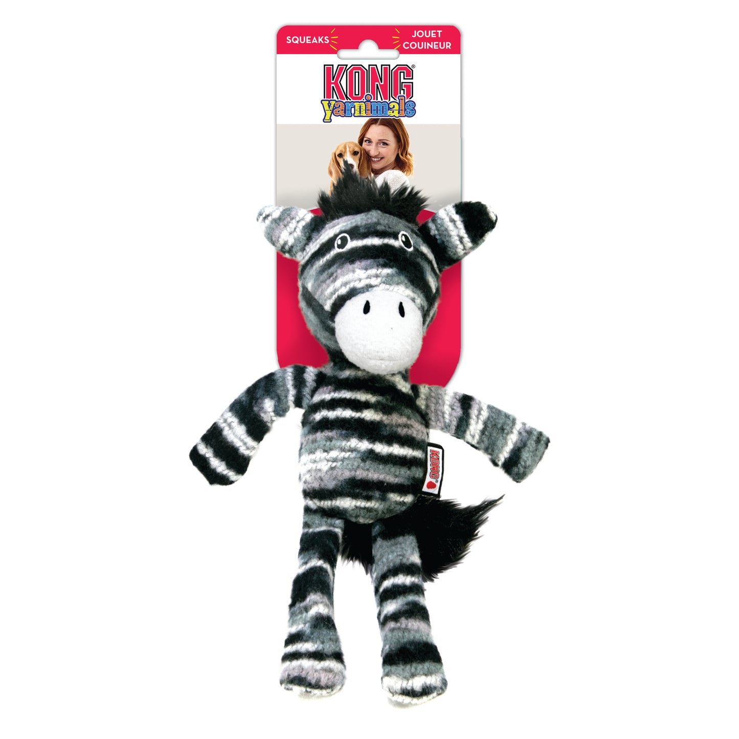 KONG Yarnimals zebra, S/M