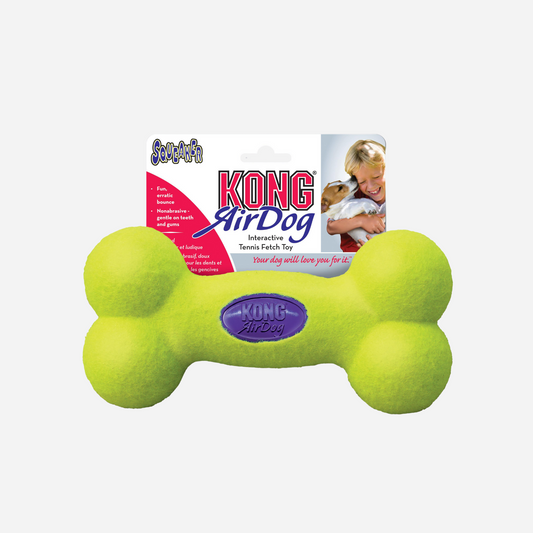 KONG AirDog Squeaker Bone tennisbold