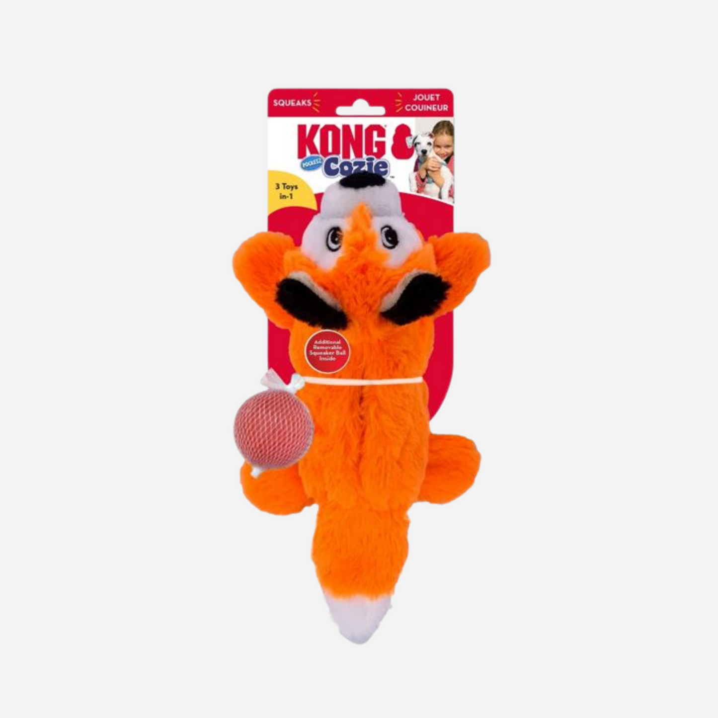 KONG Cozie Pocketz Fox