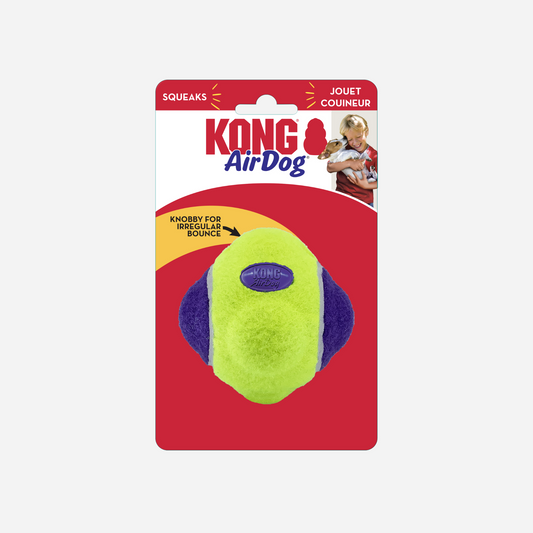 KONG AirDog Squeaker Knobby Ball