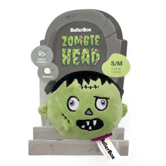 Zombie head hundelegetøj