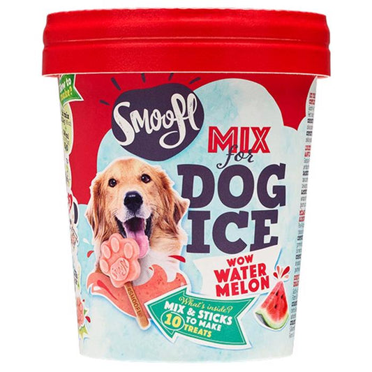 Smoofl Dog Ice Hundeis Mix m. vandmelon