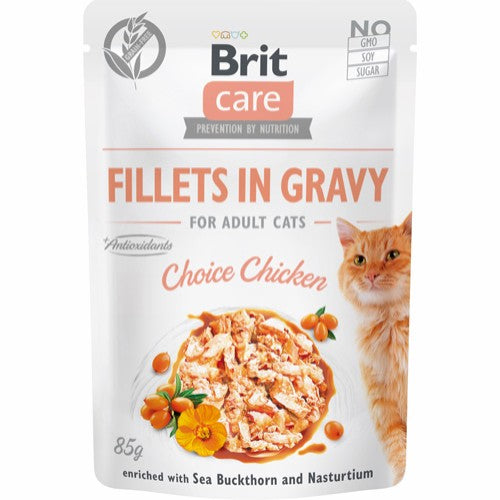 Brit fillets in gravy -  Katte vådfodder
