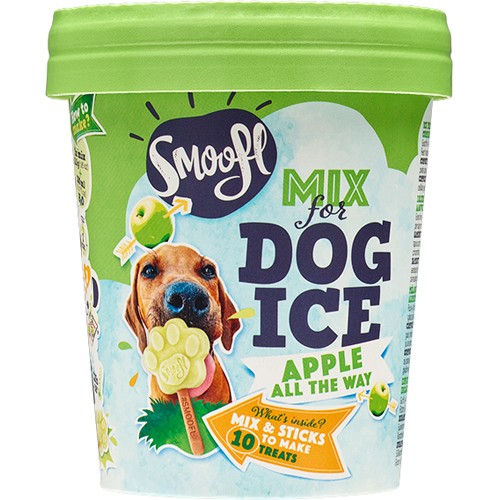 Smoofl Dog Ice Hundeis Mix m. æble