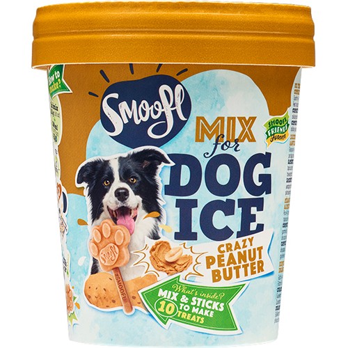 Smoofl Dog Ice Hundeis Mix m. peanutbutter