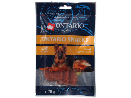 ONTARIO snack tør lammefilet 70g