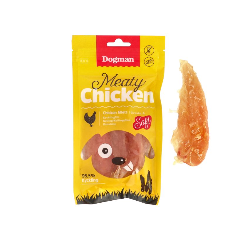 Dogman Chicken soft fillets 80g