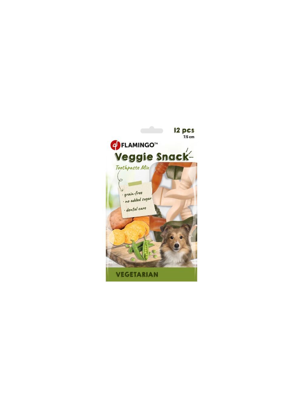 VEGGIE snack mix 'tandpasta'