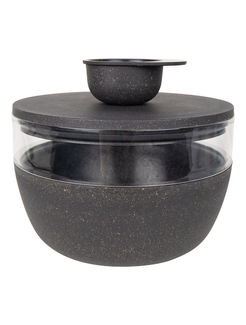 District 70 BAMBOO Treat Jar - Dark Grey