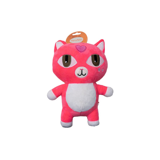 Dog toy pink cat