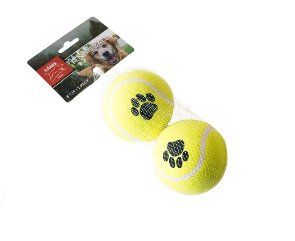 Active Canis Tennisbold 8 cm, 2-pak