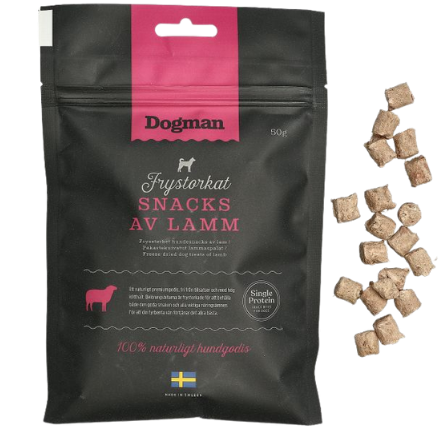 Dogman frysetørret snacks - Lam