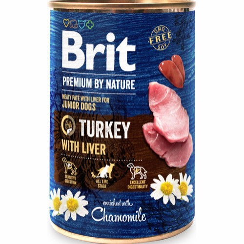 Brit Premium by Nature kalkun og lever 400g