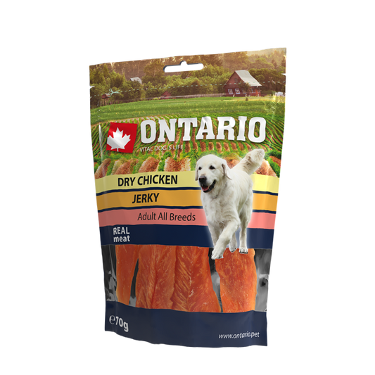 ONTARIO snack tør kylling jerky 70g