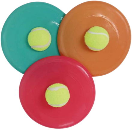 Dogman Legetøj Frisbee med bold